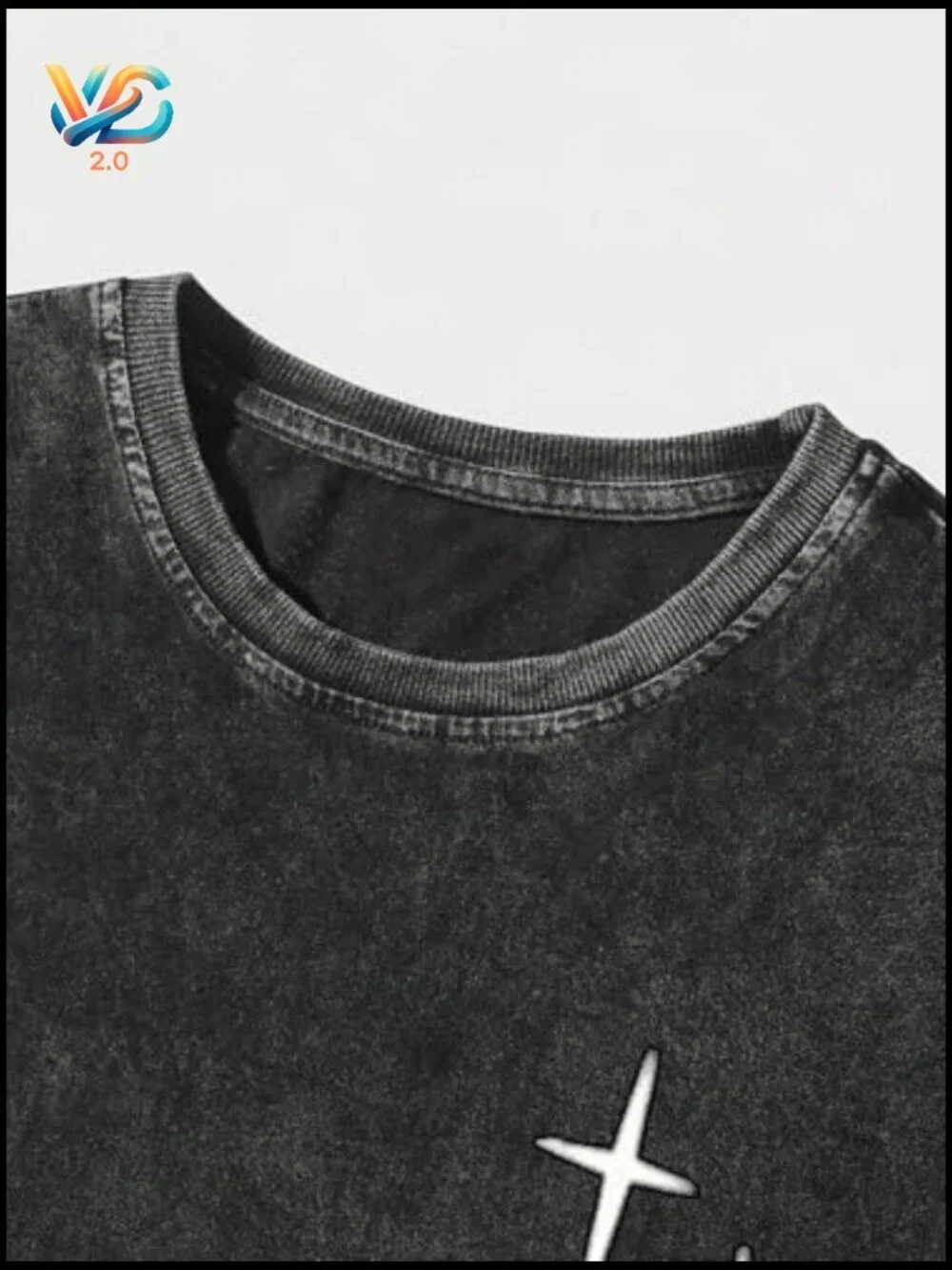 Men's Vintage Graphic Tee Oversized Crewneck Short Sleeve Streetwear Summer